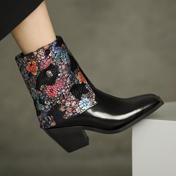 boots high heel shoes woman ankle autumn winter camouflage print+cow leather women dress pumps thick heels black
boots high heel shoes woman ankle autumn winter camouflage print+cow leather women dress pumps thick heels black