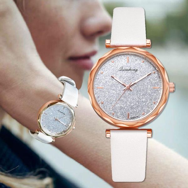 wristwatches luxury starry sky shine dial dress ladies watch fashion simple leather design bracelet quartz clock causal wristwatch gift, Slivery;brown
wristwatches luxury starry sky shine dial dress ladies watch fashion simple leather design bracelet quartz clock causal wristwatch gift, Slivery;brown