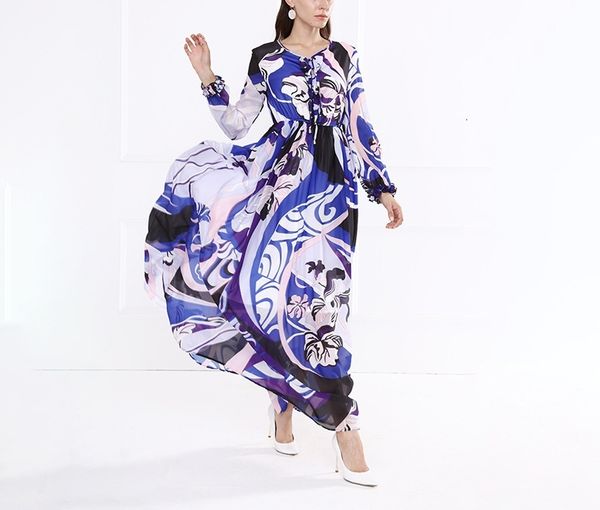 runway dresses europe and the united states spring latest high-quality printed v-neck swing elegant holiday dress ey5c, Black
runway dresses europe and the united states spring latest high-quality printed v-neck swing elegant holiday dress ey5c, Black