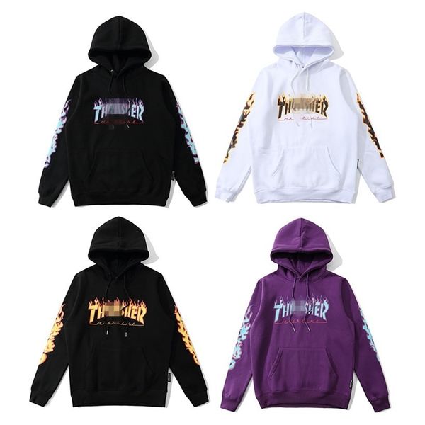 men's hoodies autumn and winter 20 fashion brand blue flame printed plush sweater for men and women street lovers kirin arm coat hoodie, Black
men's hoodies autumn and winter 20 fashion brand blue flame printed plush sweater for men and women street lovers kirin arm coat hoodie, Black