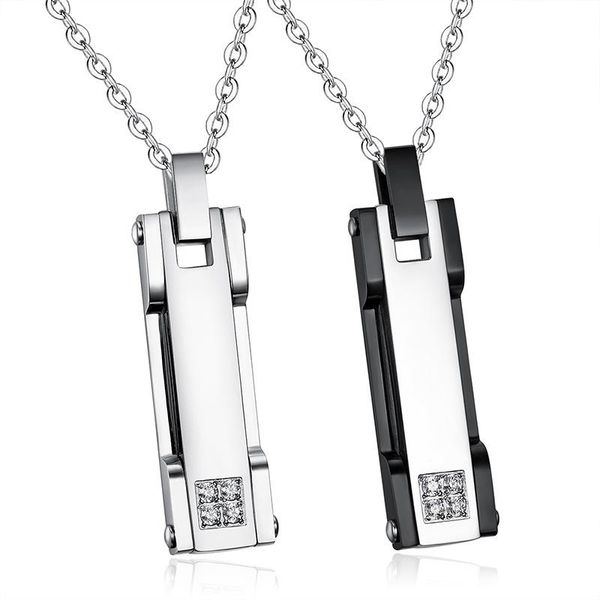 pendant necklaces necklace for women fashion rectangle classic stainless steel cuban chain man jewelry gift, Silver
pendant necklaces necklace for women fashion rectangle classic stainless steel cuban chain man jewelry gift, Silver