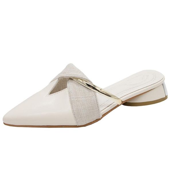 sandals yshunij pointed women's 2021 summer thick heel shoes baotou wears korean version of low shoes., Black
sandals yshunij pointed women's 2021 summer thick heel shoes baotou wears korean version of low shoes., Black