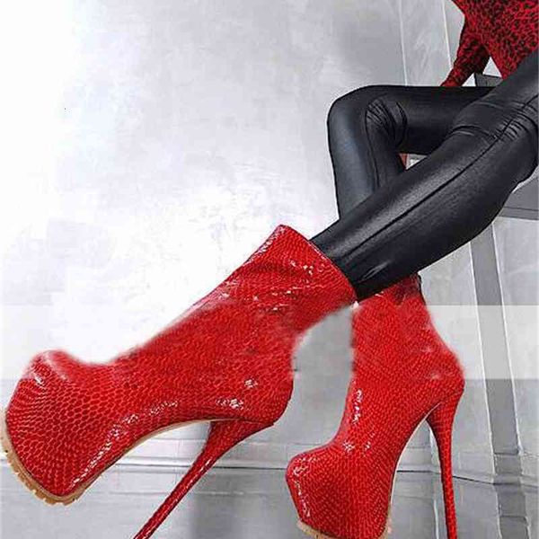 boots high platform leather from foot pointed concise style ankel 16 in stiletto heel nlit, Black
boots high platform leather from foot pointed concise style ankel 16 in stiletto heel nlit, Black