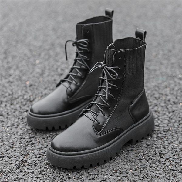 boots shujin winter women ankle leather 2021 fashion autumn warm fur motorcycle non-slip waterproof female platform shoes, Black
boots shujin winter women ankle leather 2021 fashion autumn warm fur motorcycle non-slip waterproof female platform shoes, Black