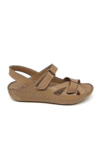 sandals genuine leather tan women 's, Black