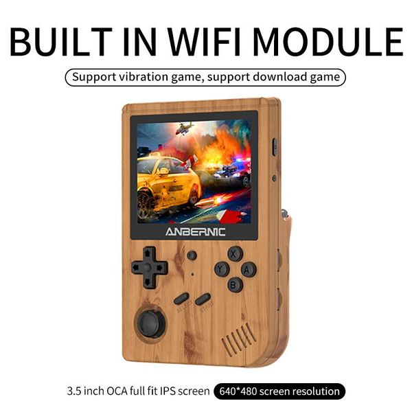 rg351v retro console 3.5-inch 640 * 480 game handheld players 128g pre-installed 30,000 games bui portable