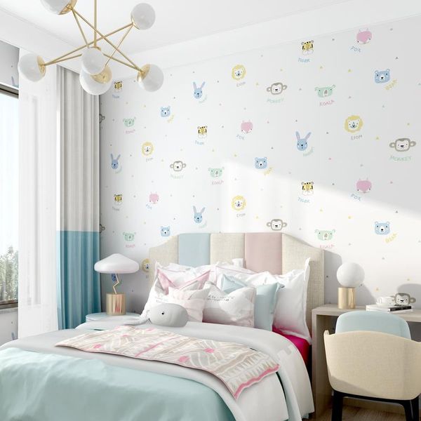 wallpapers cute cartoon animal print wallpaper for kids room wall decals lovely baby girl boy bedroom paper home decor j170
wallpapers cute cartoon animal print wallpaper for kids room wall decals lovely baby girl boy bedroom paper home decor j170