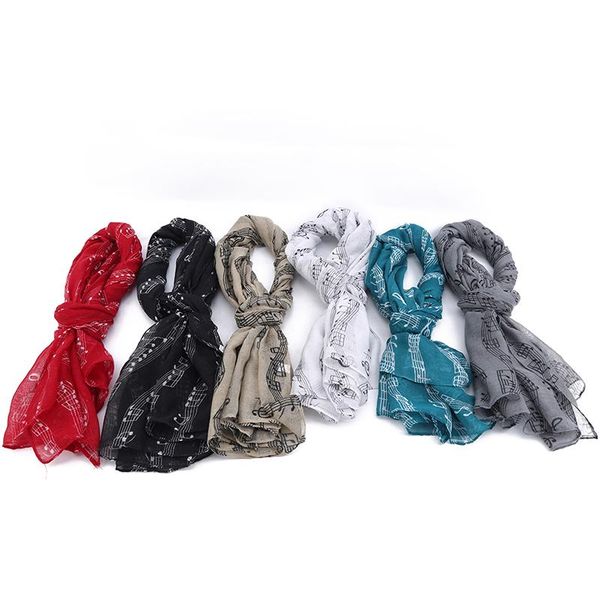 scarves women stylish thin section printed musical notes chiffon scarf shawl air conditioner, Blue;gray
scarves women stylish thin section printed musical notes chiffon scarf shawl air conditioner, Blue;gray