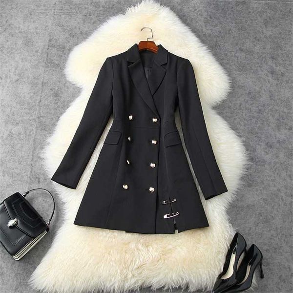 2020 fall autumn long sleeve notched-lapel black / pink pure color panelled double-breasted pin blazers casual outwear coats lag25t1121, White;black
2020 fall autumn long sleeve notched-lapel black / pink pure color panelled double-breasted pin blazers casual outwear coats lag25t1121, White;black