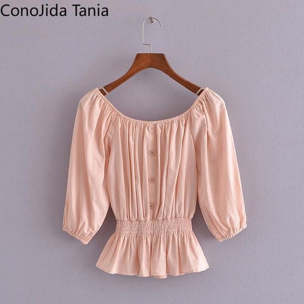 women's blouses & shirts 2021 summer solid color one-shoulder lantern sleeves loose waist short shirt, White
women's blouses & shirts 2021 summer solid color one-shoulder lantern sleeves loose waist short shirt, White