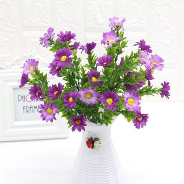 decorative flowers & wreaths 5 heads artificial daisy silk small fake white yellow purple simulation wedding bridal bouquet home decor
decorative flowers & wreaths 5 heads artificial daisy silk small fake white yellow purple simulation wedding bridal bouquet home decor