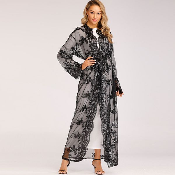 plus size long kimono mujer 2022 dubai abaya muslim women embroidery chiffon mesh cardigan blouse roupas feminina clothes, Red
plus size long kimono mujer 2022 dubai abaya muslim women embroidery chiffon mesh cardigan blouse roupas feminina clothes, Red