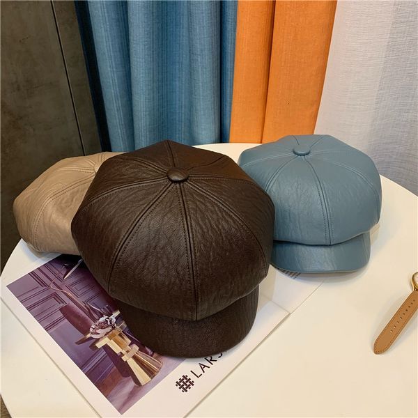 litchi pu skin octagonal children's designer autumn and winter leisure versatile art painter hat newsboy trend, Blue;gray
litchi pu skin octagonal children's designer autumn and winter leisure versatile art painter hat newsboy trend, Blue;gray