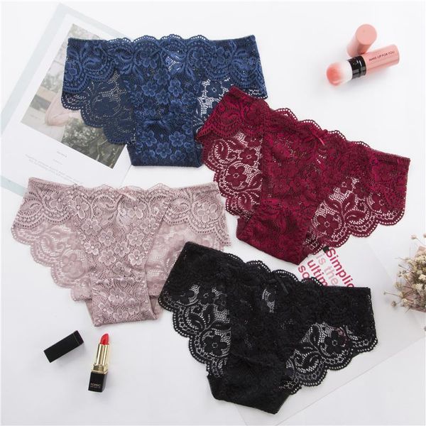 women's panties lace floral embroidery for women see through temptation underwear ladies lingerie plus size low rise briefs, Black;pink
women's panties lace floral embroidery for women see through temptation underwear ladies lingerie plus size low rise briefs, Black;pink