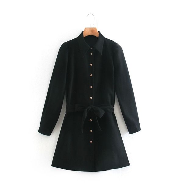 casual dresses women autumn cusual za high waist velvet short with blet female elgenat turn-down collar black shirt dress chic ewm, Black;gray
casual dresses women autumn cusual za high waist velvet short with blet female elgenat turn-down collar black shirt dress chic ewm, Black;gray