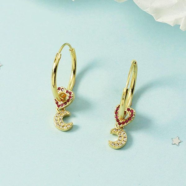 hoop & huggie ashion gold crescent geometric dangle earrings delicate love heart simple for women gift jewelry, Golden;silver
hoop & huggie ashion gold crescent geometric dangle earrings delicate love heart simple for women gift jewelry, Golden;silver