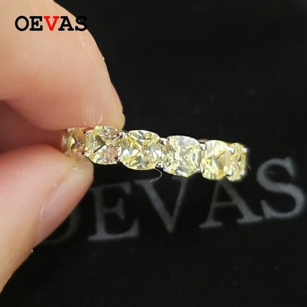 cluster rings oevas 100% 925 sterling silver for women sparkling 1 row full 5*5mm high carbon diamond wedding party fine jewelry gifts, Golden;silver
cluster rings oevas 100% 925 sterling silver for women sparkling 1 row full 5*5mm high carbon diamond wedding party fine jewelry gifts, Golden;silver