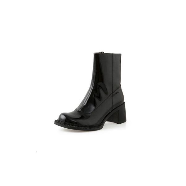boots qzyerai ankle boots genuine leather female round head women's autumn and winter cowhide shoes size 34-431 9wrr, Black
boots qzyerai ankle boots genuine leather female round head women's autumn and winter cowhide shoes size 34-431 9wrr, Black