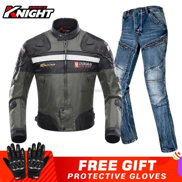 motorcycle apparel duhan jacket pants suit motocross moto protective windproof racing men with protection
motorcycle apparel duhan jacket pants suit motocross moto protective windproof racing men with protection