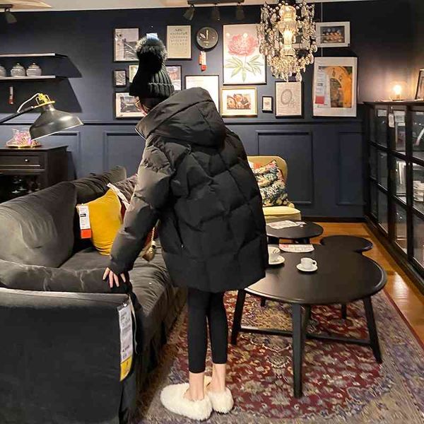 down cotton jacket women's 2021 new korean loose turtle back profile thickened winter medium and long bread, Black
down cotton jacket women's 2021 new korean loose turtle back profile thickened winter medium and long bread, Black