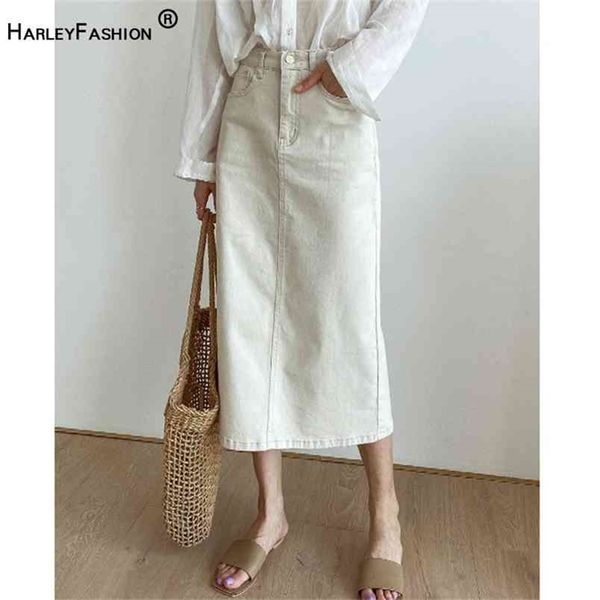 harleyfashion asian style women casual brief denim skirt all-match design factory price quality slim straight saia skirts 210619, Black
harleyfashion asian style women casual brief denim skirt all-match design factory price quality slim straight saia skirts 210619, Black