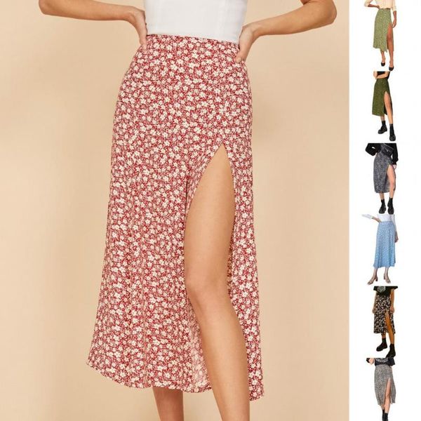 skirts summer women high waist wraps fashion casual split beach midi skirt ladies leopard flower printed female side open, Black
skirts summer women high waist wraps fashion casual split beach midi skirt ladies leopard flower printed female side open, Black