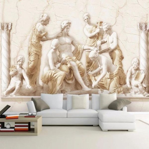 custom po 3d mural european style roman relief art living room study sofa tv background self adhesive wallpaper home decor wallpapers
custom po 3d mural european style roman relief art living room study sofa tv background self adhesive wallpaper home decor wallpapers