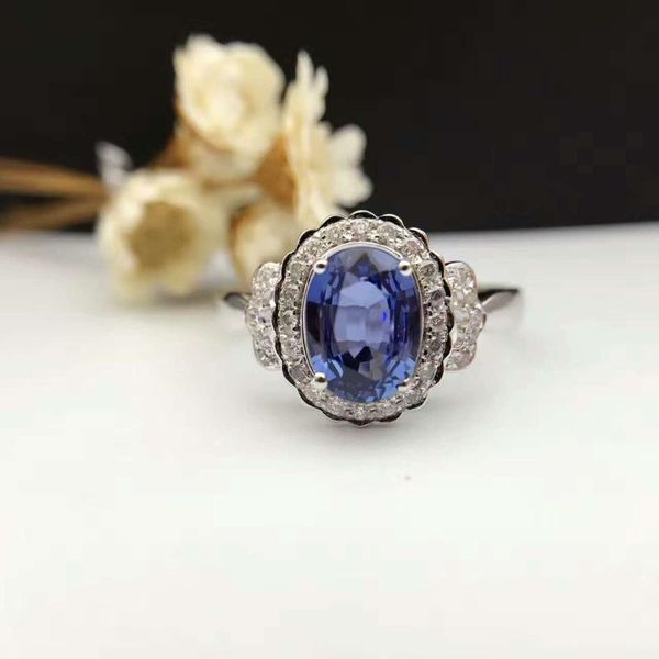 cluster rings 18k gold 1.259ct natural sapphire women ring with 0.142ct diamond setting 2021 fine jewelry wedding band engagement, Golden;silver
cluster rings 18k gold 1.259ct natural sapphire women ring with 0.142ct diamond setting 2021 fine jewelry wedding band engagement, Golden;silver
