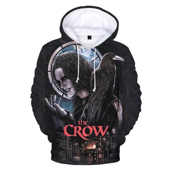 men's hoodies & sweatshirts horror movie the crow 3d print hoodie men women harajuku streetwear hip hop autumn fashion casual pullover, Black
men's hoodies & sweatshirts horror movie the crow 3d print hoodie men women harajuku streetwear hip hop autumn fashion casual pullover, Black