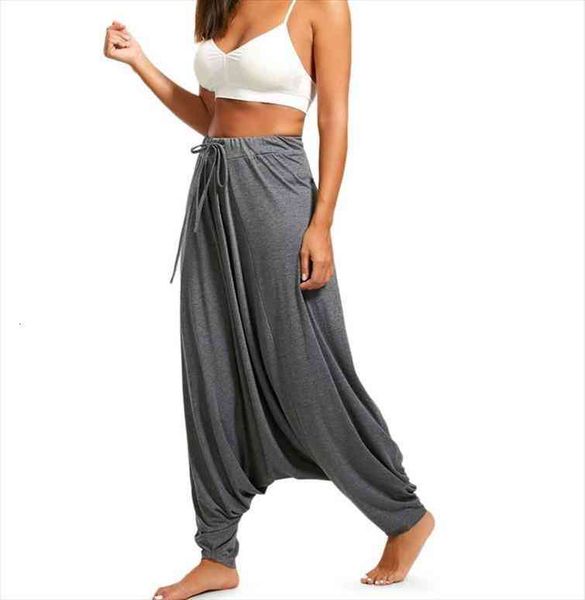 summer baggy cross solid loose womens capri drop crotch harem casual hip hop trousers, Black;white
summer baggy cross solid loose womens capri drop crotch harem casual hip hop trousers, Black;white
