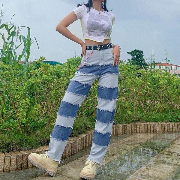 patching sew stitch jeans for women hip hop hight waist denim loose long pants fashion chic outfit streetwear y women's, Blue
patching sew stitch jeans for women hip hop hight waist denim loose long pants fashion chic outfit streetwear y women's, Blue