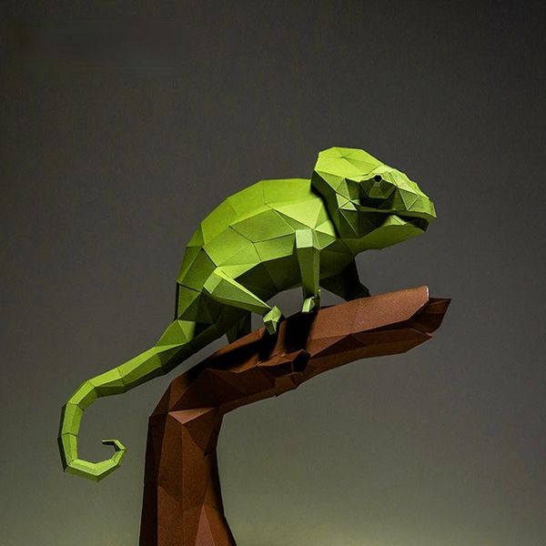 decorative objects & figurines chameleon on the tree 3d paper model animal sculpture papercraft diy craft for living room wall decoration ho
decorative objects & figurines chameleon on the tree 3d paper model animal sculpture papercraft diy craft for living room wall decoration ho