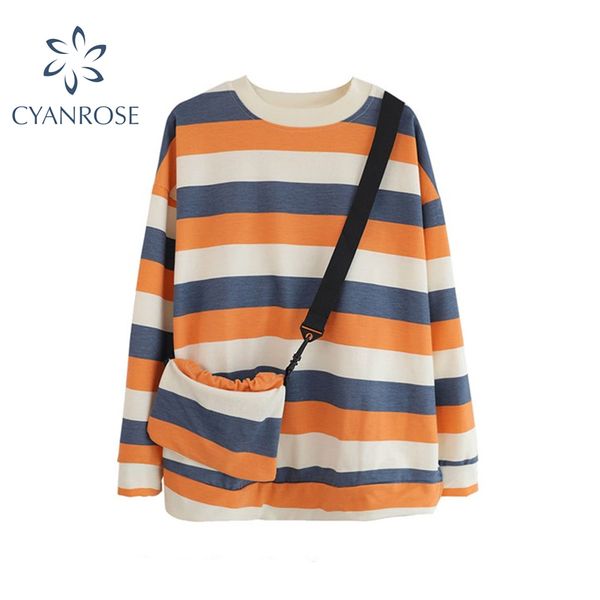 harajuku women striped tshirt oversize fashion korean autumn long sleeve loose t-shirts female casual clothes streetwear 210417, White
harajuku women striped tshirt oversize fashion korean autumn long sleeve loose t-shirts female casual clothes streetwear 210417, White