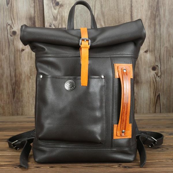 backpack large lapcomputor handle bag multi-functions genuine cowhide leather men travel hiking outdoor trend fashion
backpack large lapcomputor handle bag multi-functions genuine cowhide leather men travel hiking outdoor trend fashion