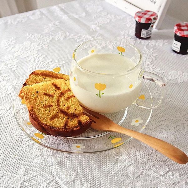 cute girly glass cup transparent flower milk breakfast dessert plate cartoon water and dish coffee teacup mug wine glasses
cute girly glass cup transparent flower milk breakfast dessert plate cartoon water and dish coffee teacup mug wine glasses