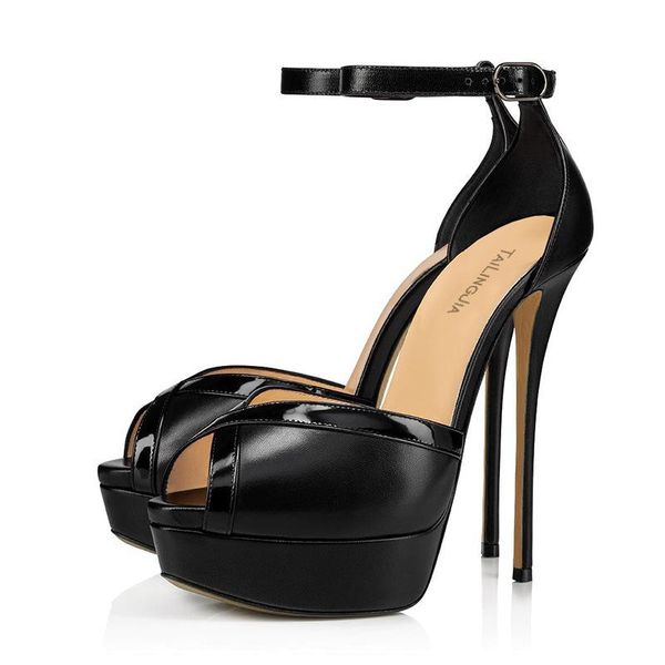 sandals summer style black pu large size fish mouth waterproof platform stiletto buckle banquet dress all-match women's shoe
sandals summer style black pu large size fish mouth waterproof platform stiletto buckle banquet dress all-match women's shoe