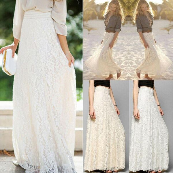 skirts 2021 summer fashion women's skirt solid lace a-line floor length beach wear, Black
skirts 2021 summer fashion women's skirt solid lace a-line floor length beach wear, Black