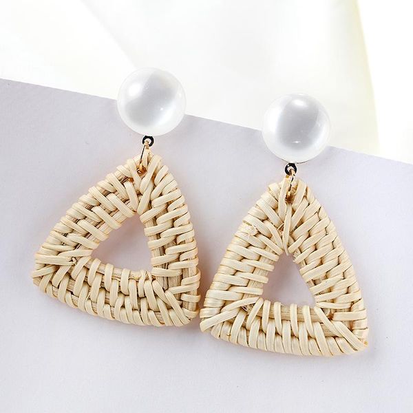 dangle & chandelier aensoa triangle rattan knit earrings summer vintage drop 2021 pendant bohemia style for women jewelry, Silver
dangle & chandelier aensoa triangle rattan knit earrings summer vintage drop 2021 pendant bohemia style for women jewelry, Silver