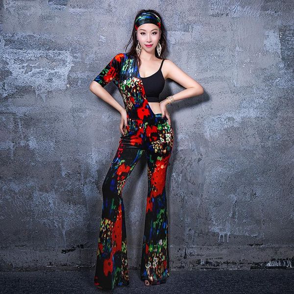 stage wear style belly dance women's jumpsuit velvet fabric fashion suit oriental performance, Black;red
stage wear style belly dance women's jumpsuit velvet fabric fashion suit oriental performance, Black;red