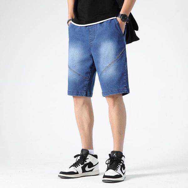 men's shorts summer black blue denim men 2021 solid cotton plus size stretched short jeans breeches casual male 8xl, White;black
men's shorts summer black blue denim men 2021 solid cotton plus size stretched short jeans breeches casual male 8xl, White;black