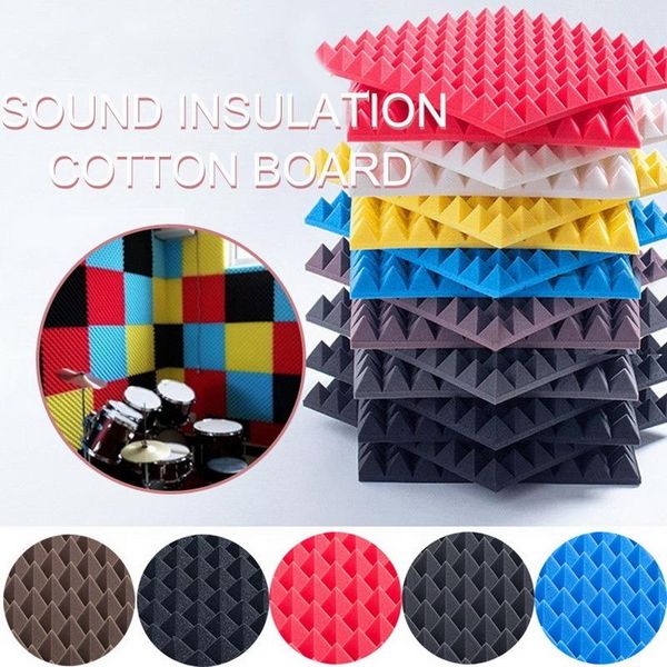 12pcs 30x30x5cm studio acoustic foams panels sound insulation treatment ktv drun room wall soundproof foam sponge pad wallpapers
12pcs 30x30x5cm studio acoustic foams panels sound insulation treatment ktv drun room wall soundproof foam sponge pad wallpapers