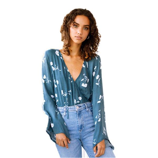 women's jumpsuits & rompers women v neck floral print bodysuits long flare sleeve loose short romper female casual chic plus size, Black;white
women's jumpsuits & rompers women v neck floral print bodysuits long flare sleeve loose short romper female casual chic plus size, Black;white