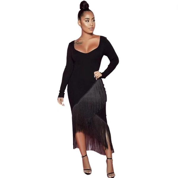 casual dresses 2021 women black o neck long sleeve celebrity party bodycon bandage dress drop, Black;gray
casual dresses 2021 women black o neck long sleeve celebrity party bodycon bandage dress drop, Black;gray