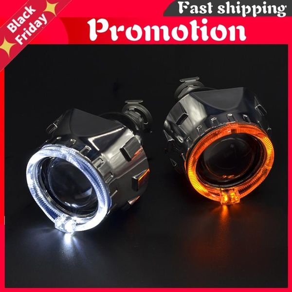 other lighting system 2.5 inch bi xenon projector lens with drl led angel eyes shrouds car assembly kit for h1 h4 h7 model
other lighting system 2.5 inch bi xenon projector lens with drl led angel eyes shrouds car assembly kit for h1 h4 h7 model