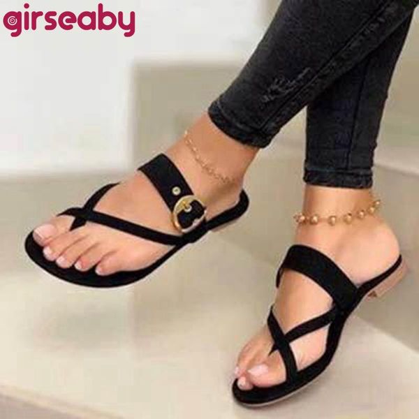 girseaby 2021 women slipper clip toe flat flock buckle non-slip classic big size 36-42 summer beach black silver f1154 slippers
girseaby 2021 women slipper clip toe flat flock buckle non-slip classic big size 36-42 summer beach black silver f1154 slippers