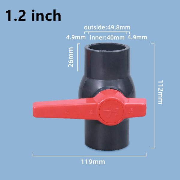 watering equipments 1.2 inch pvc signle handle ball valve drainage joint switch connect ibc garden hose connector 1pcs/lot
watering equipments 1.2 inch pvc signle handle ball valve drainage joint switch connect ibc garden hose connector 1pcs/lot