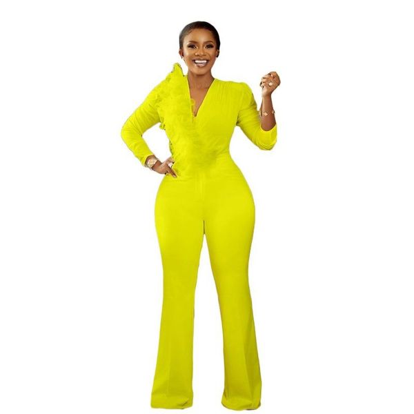 african clothes for women 2021 spring and summer long sleeve v-neck solid color jumpsuit ethnic clothing, Red
african clothes for women 2021 spring and summer long sleeve v-neck solid color jumpsuit ethnic clothing, Red