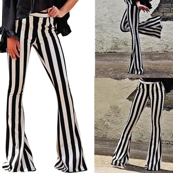 women's pants & capris striped wide leg pant for women elastic high waist large size long trouser autumn female 2021 fashion flare ol c, Black;white
women's pants & capris striped wide leg pant for women elastic high waist large size long trouser autumn female 2021 fashion flare ol c, Black;white