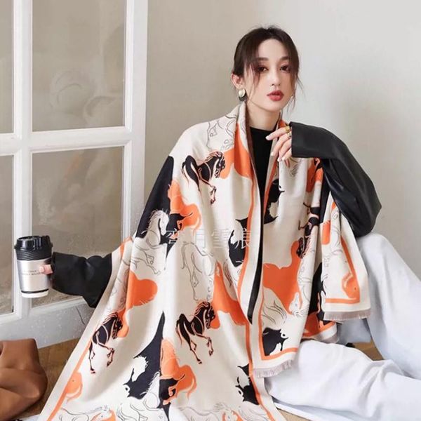 scarves 2021 winter cashmere scarf lady design warm pashmina blanket carriage women shawl female decoration thick foulard, Blue;gray
scarves 2021 winter cashmere scarf lady design warm pashmina blanket carriage women shawl female decoration thick foulard, Blue;gray