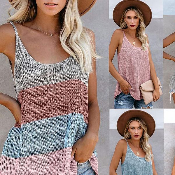 fashion crochet womens cami color block loose knitted v neck tank sleeveless sling vest women beach wear cover up, White
fashion crochet womens cami color block loose knitted v neck tank sleeveless sling vest women beach wear cover up, White